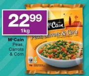 McCain Peas, Carrots & Corn-1kg