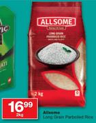 Allsome Long Grain Parboiled Rice - 2kg