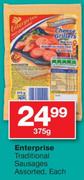 Enterprise Traditional Sausages Assorted-375g