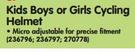 Totem Kids Boys Or Girls Cycling Helmet