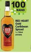 Red Heart Gold Carribbean Spiced-1x750ml