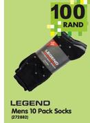 Legend Mens 10 Pack Socks(272882)