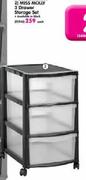 Miss Molly 3 Drawer Storage Set Each