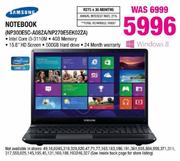 Samsung Notebook(NP300E5C-A08ZA/NP270E5EK02ZA)
