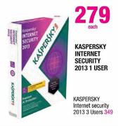 Kaspersky Internet Security 2013 1 User Each