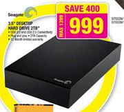 Seagate 3.5" Desktop Hard Drive-2TB