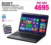 Sony Notebook(SVE15131C)