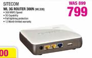 Sitecom WL 3G Router 300N(WL326)