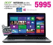 Acer Notebook(E1-571)