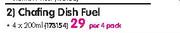 ARO Chafing Dish Fuel 4x200ml-Per Pack