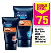 Vaseline Men Face Wash + Men Face Moisturiser Oil Control