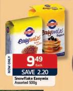Snowflake Easymix Assorted-500g Each