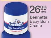 Bennetts Baby Bum Creme-150Gm