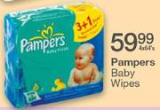 Pampers Baby Wipes-4x64's