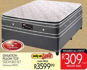 Sensation Pillow Top Bed Set-152cm