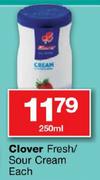 Clover Fresh/Sour Cream-250ml Each