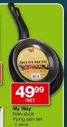 My Way Non-Stick Frying Pan Set-2 Piece Per Set
