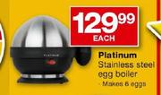 Platinum Stainless Steel Egg Boiler-Each