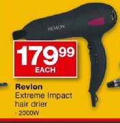 Revlon Extreme Impact Hair Drier-2000W Each