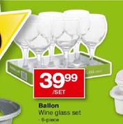 Ballon WIne Glass Set-6 Piece Per Set