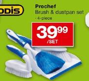 Prochef Brush & Dustpan Set-4 Piece Per Set