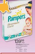 Pampers Premium Care Disposable Nappies-Per Pack