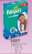Pampers Active Baby Weggooidoeke-Per Pack