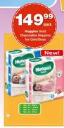 Huggies Gold Disposable Nappies For Girls/Boys-Per Pack