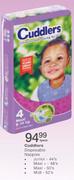 Cuddlers Disposable Nappies-Per Pack