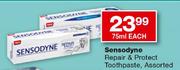 Sensodyne Repair & Protect Toothpaste Assorted-75ml Each