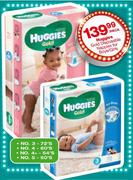 Huggies Gold Disposable Nappies For Boys/Girls-Per Pack