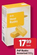 PnP Rusks-500gm