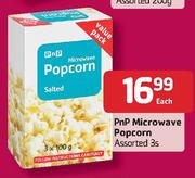 PnP Microwave Popcorn-3's