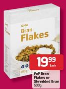 PnP Bran Flakes or Shredded Bran-500gm Each