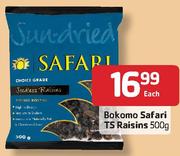 Bokomo Safari TS Raisins-500gm