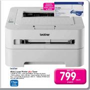 Brother Mono Laser Printer Plus Toner-Each