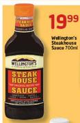 Wellington's Steakhouse Sauce-700Ml