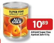 All Gold Super Fine Apricot Jam-450g