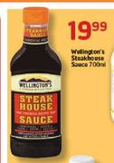 Wellington's Steakhouse Sauce-700ml