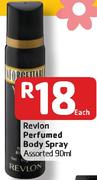 Revlon Perfumed Body Spray Assorted 90ml- Each