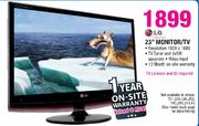 LG Monitor/TV-23"
