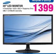 Samsung LED Monitor-20"