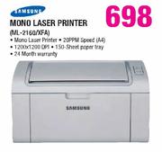 Samsung Mono Laser Printer(ML-2160/XFA)