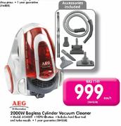 AEG 2000W Bagless Cylinder Vacuum Cleaner-AO4009 Each