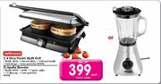 Mellerware 4 Slice Panini Multi Grill Or Apollo Blender-Each