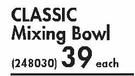 Classic Mixing Bowl-Each