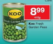 Koo Fresh Garden Peas 410g-Each