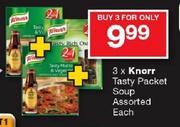 Knorr Tasty Packet Soup Assorted-3 Packs