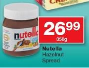 Nutella Hazelnut Spread 350g-Each