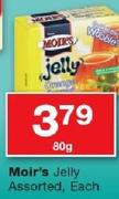 Moir's Jelly Assorted 80g-Each